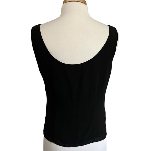 Studio I Women's 10 Vtg Y2k Embroidered Blouse Tank 2pc Set Fairy Goth - Picture 6 of 7